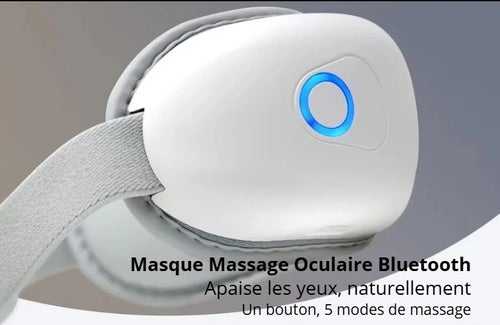Masque Massage Oculaire Bluetooth — 5 Modes