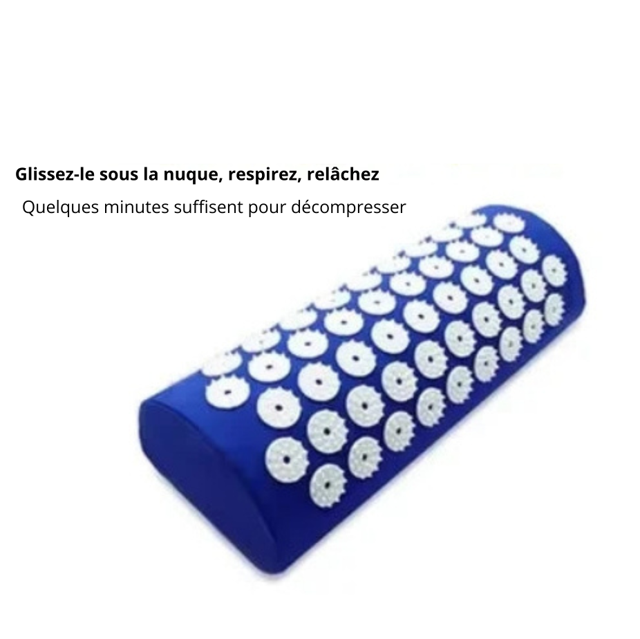 Tapis d'Acupression 3 Pièces — Détente du Dos & du Cou