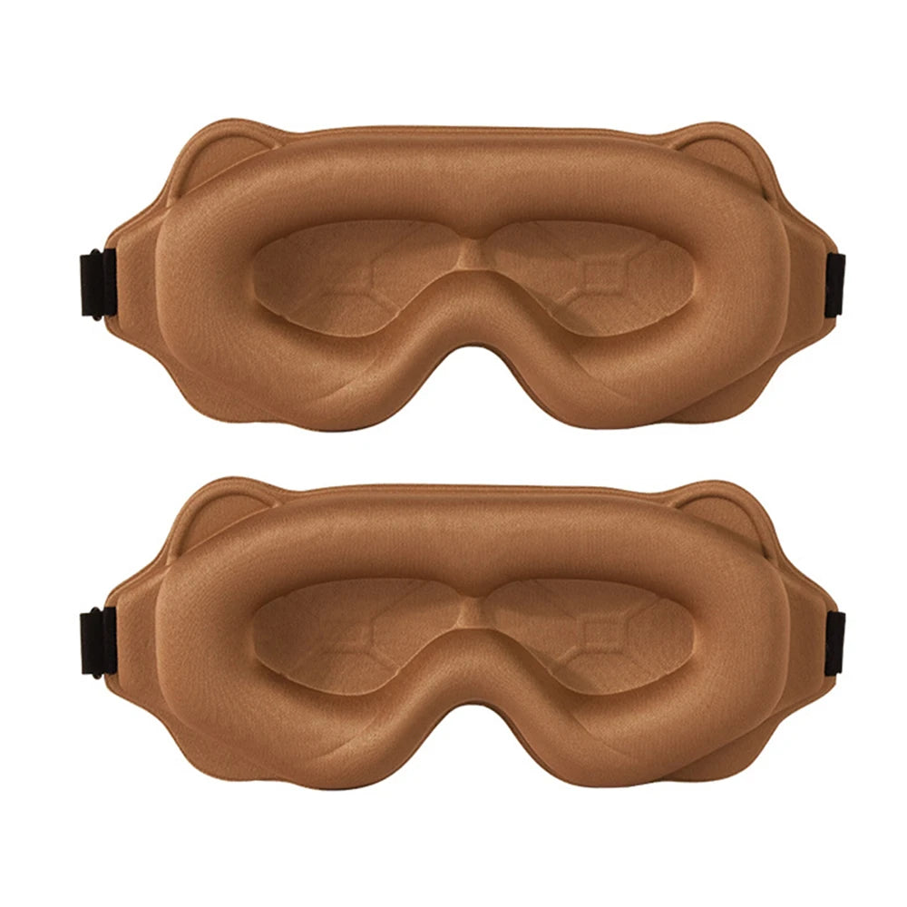 Masque de Sommeil 3D Ergonomique — Obscurité Totale & Confort Absolu