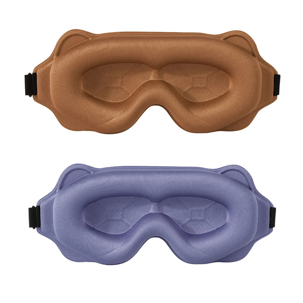 Masque de Sommeil 3D Ergonomique — Obscurité Totale & Confort Absolu