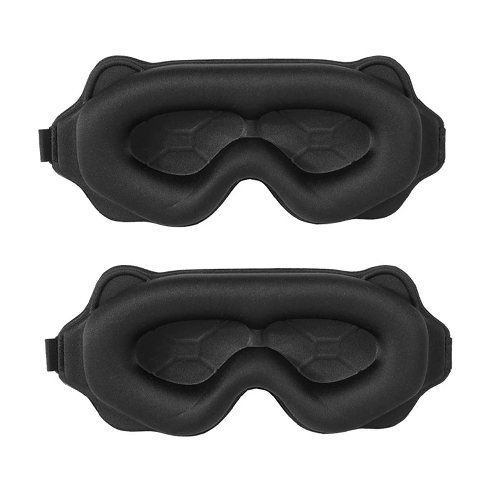 Masque de Sommeil 3D Ergonomique — Obscurité Totale & Confort Absolu