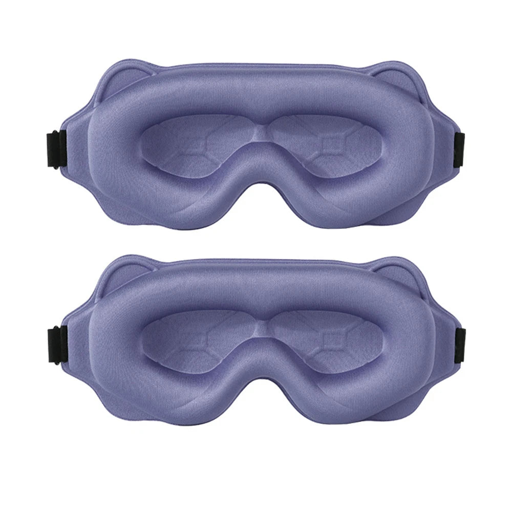 Masque de Sommeil 3D Ergonomique — Obscurité Totale & Confort Absolu