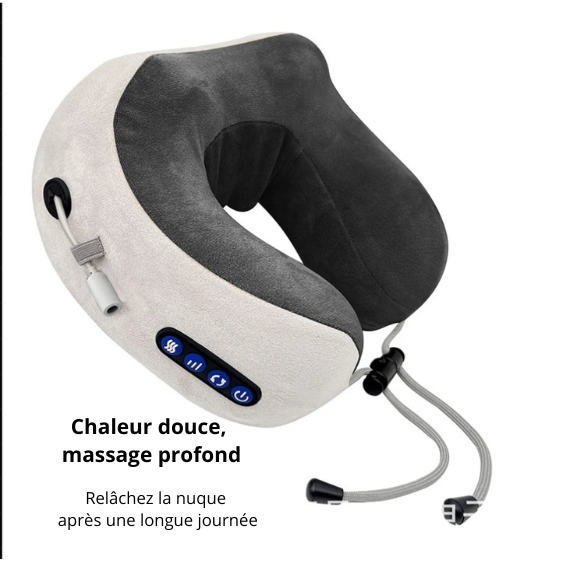 Masseur de Cou Shiatsu 3D — Chaleur & Vibration